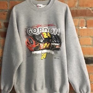 Gray NASCAR Graphic Men's Sweater